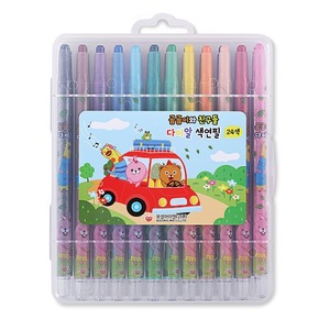 곰곰이와 친구들 24색 다이알 샤프식 색연필